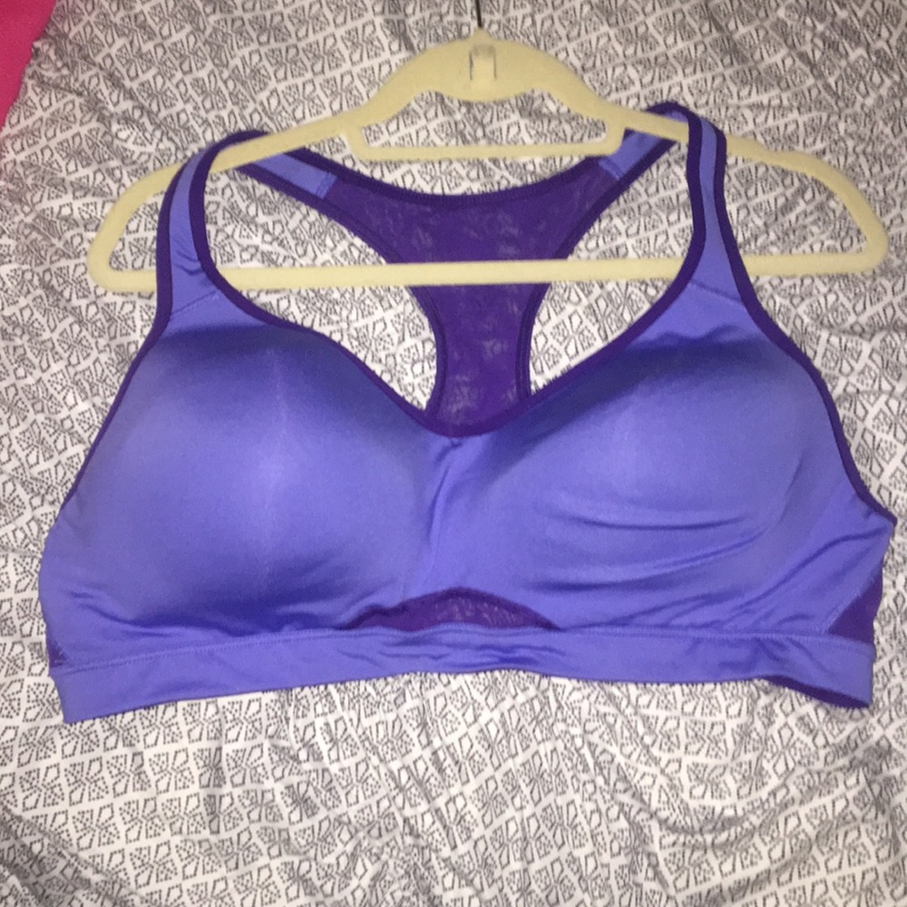 Purple old navy sports bra